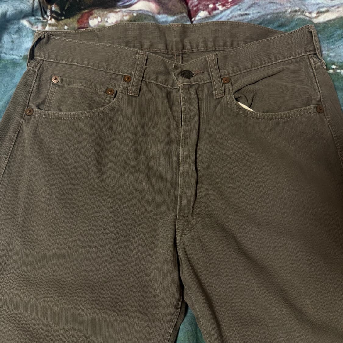 [32]리얼맥코이 조 맥코이 브라운 데님 팬츠 상품이미지3