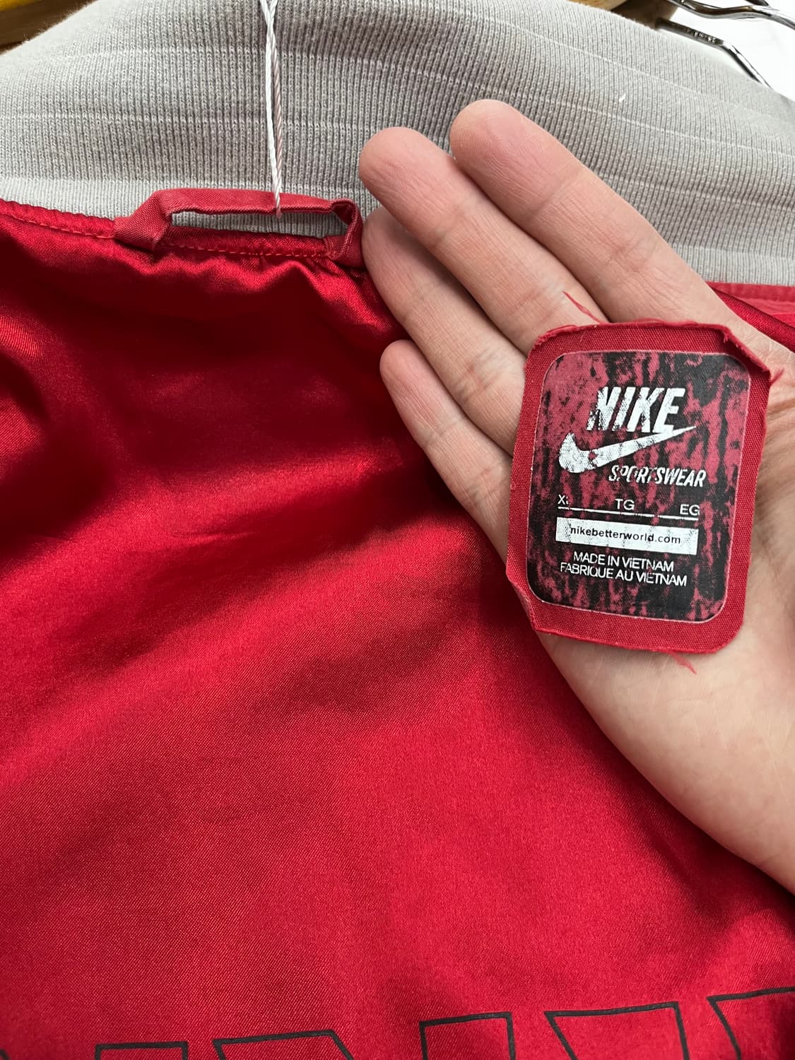 90s 나이키 나일론 바시티 자켓 상품이미지9