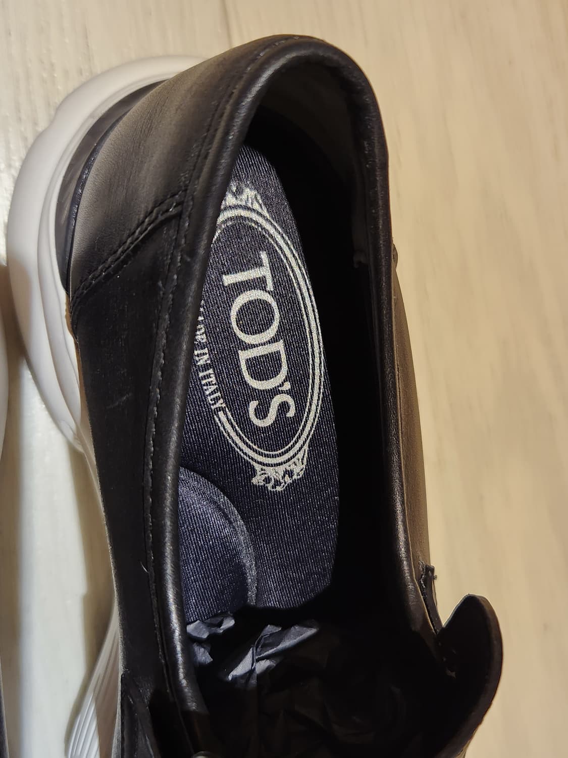 (정품)토즈 TOD'S 여성 블랙 가죽 스니커즈 상품이미지7