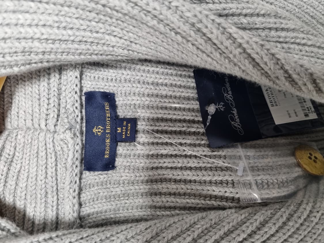 브룩스브라더스 남성 숄카라 립 숄 가디건 상품이미지3