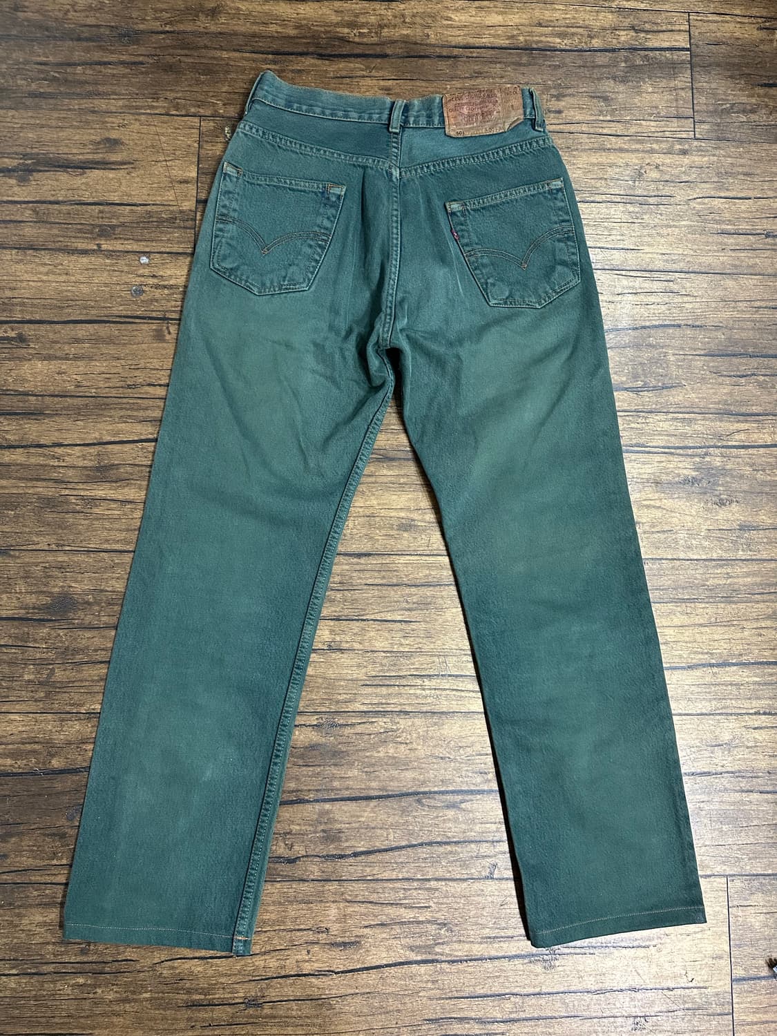 90s USA Levis 리바이스 501 컬러데님 실측27-28 상품이미지3