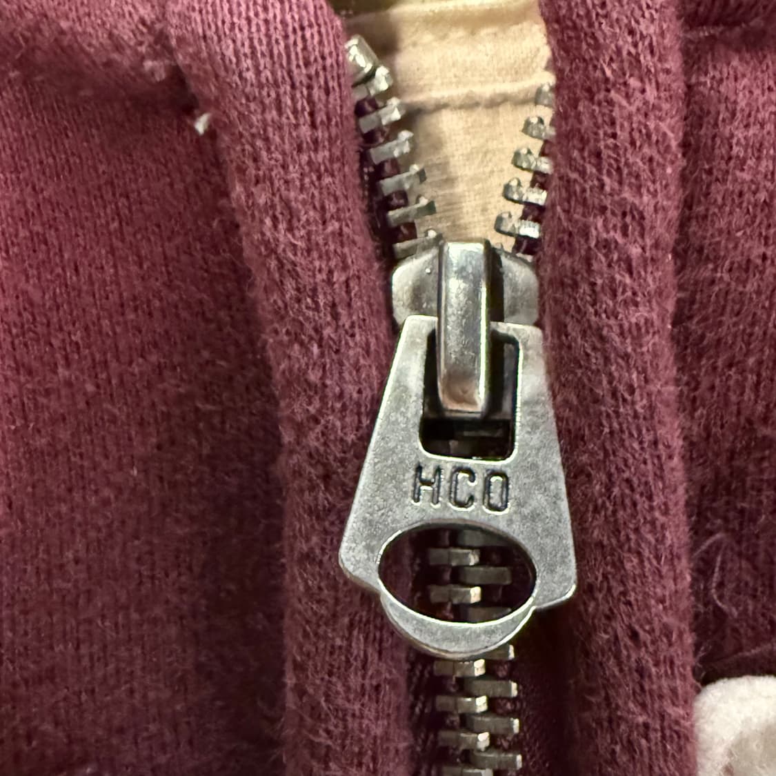 홀리스터 버건디 후드집업 상품이미지5