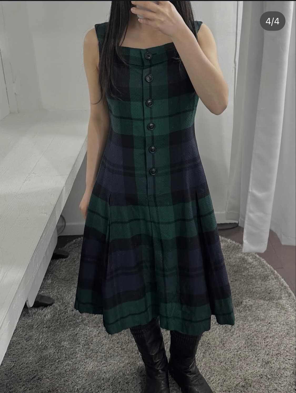 yorkland check dress 상품이미지3