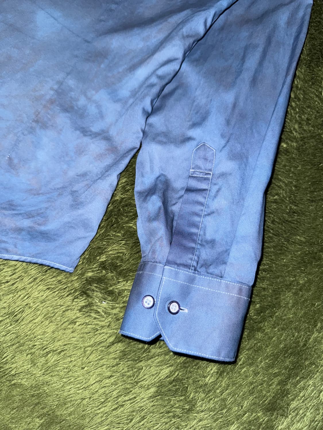 S.T. Dupont Classic 듀퐁 클래식 인디고 다잉 코튼 셔츠 상품이미지9