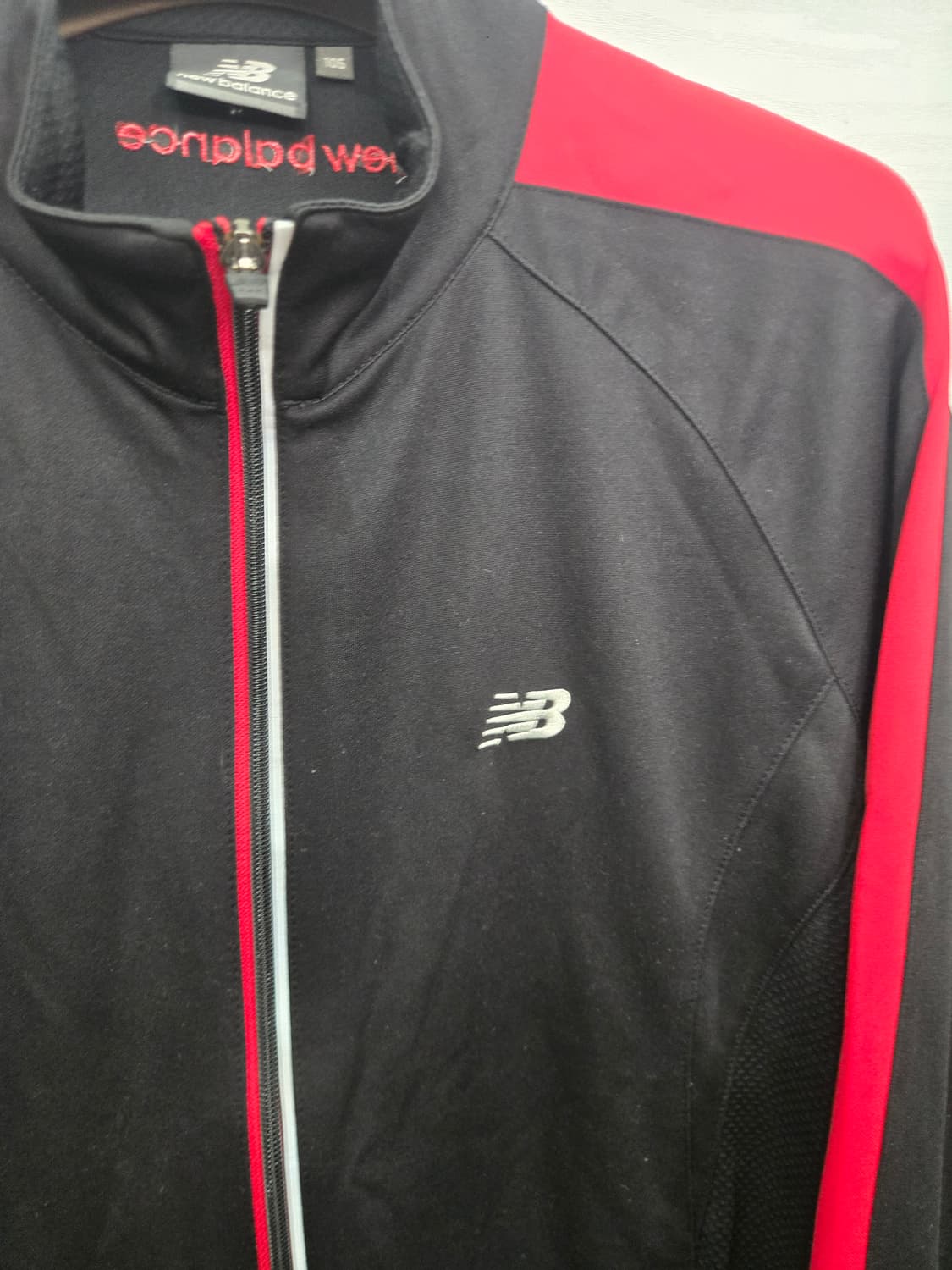 105,XL )) New balance 뉴발란스 져지! 블랙 & 레드 상품이미지2