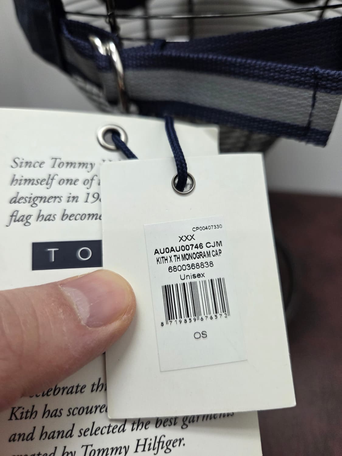 타미 키스 한정판 로고 볼캡 상품이미지6