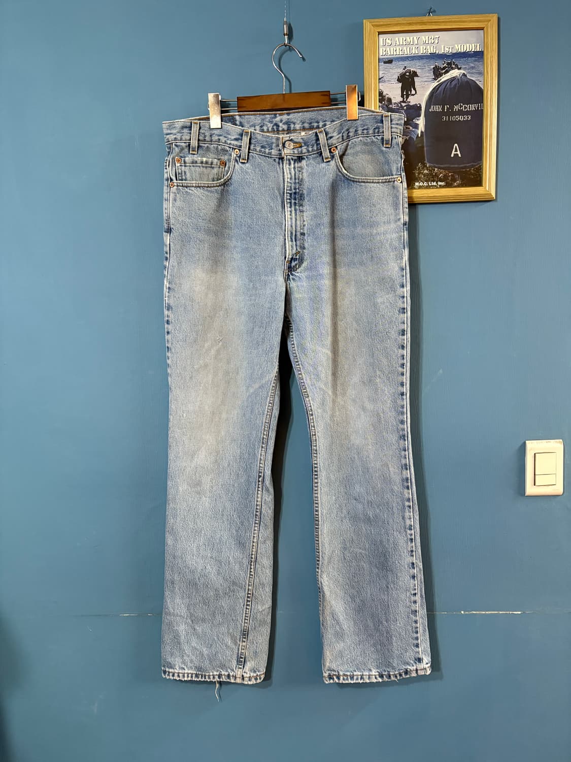90’s vtg Levis 517 bootcut denim pant. 상품이미지1