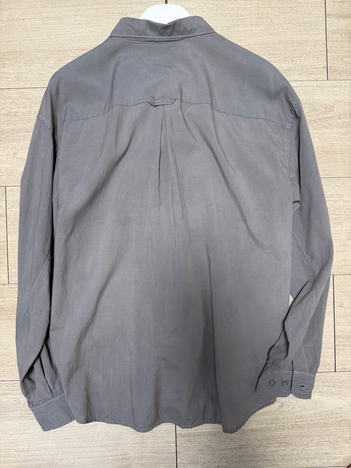 폴리테루 텐코 루즈드 셔츠 2.0 블루 그레이 002 상품이미지3