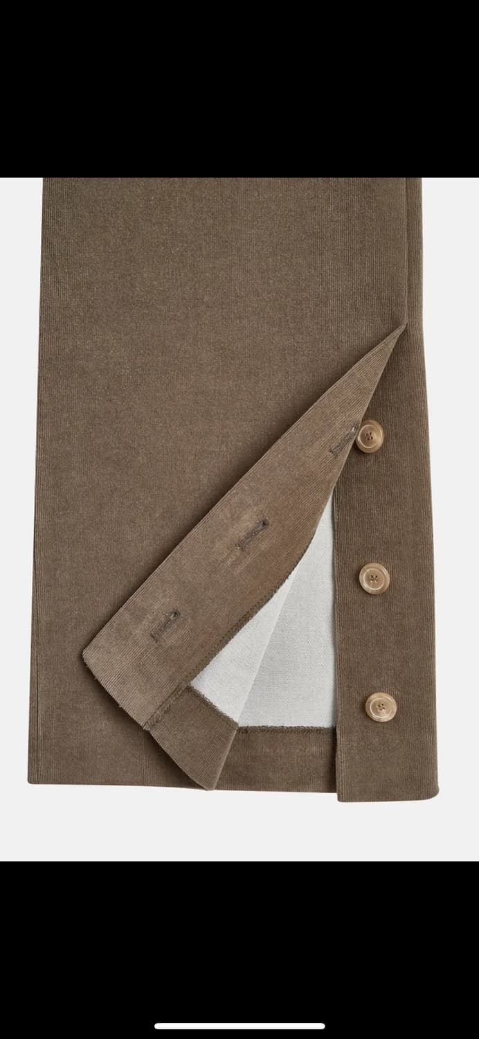 lfm 코듀로이 플레어 버튼 팬츠 상품이미지3