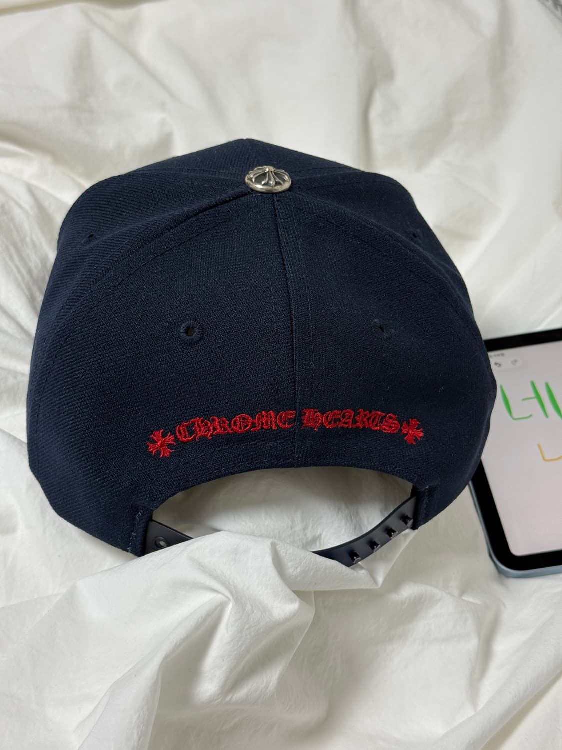 크롬하츠 베이스볼 볼캡 네이비 레드 상품이미지2