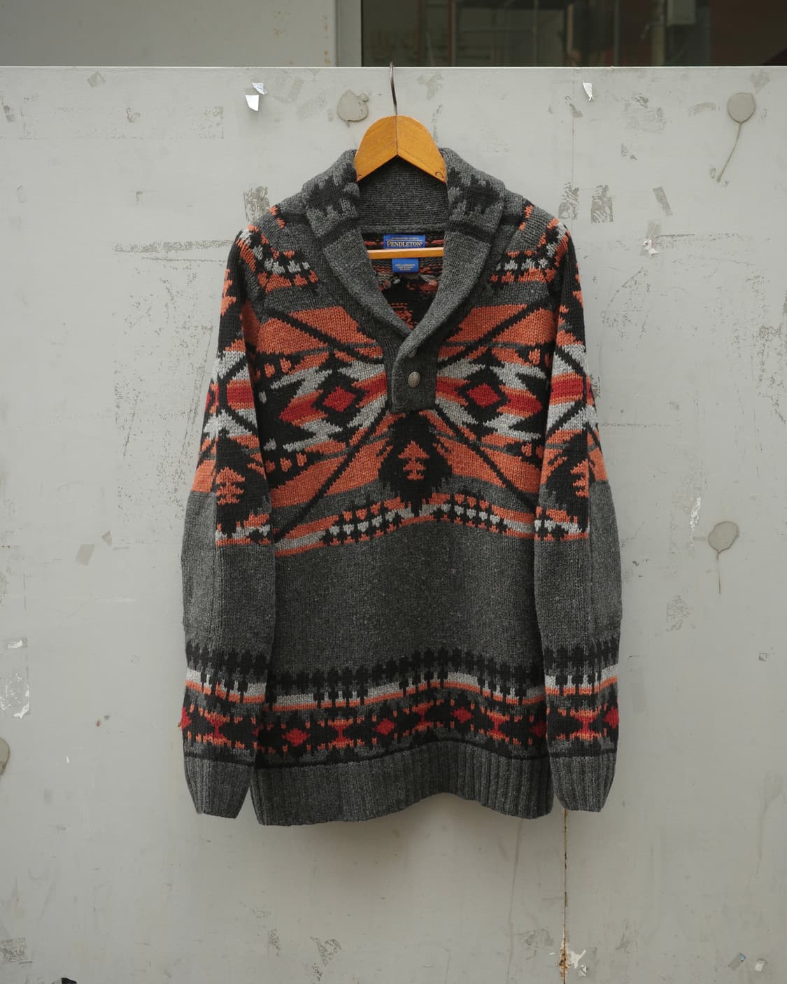 펜들턴 네이티브 아메리칸 숄카라 스웨터  상품이미지1