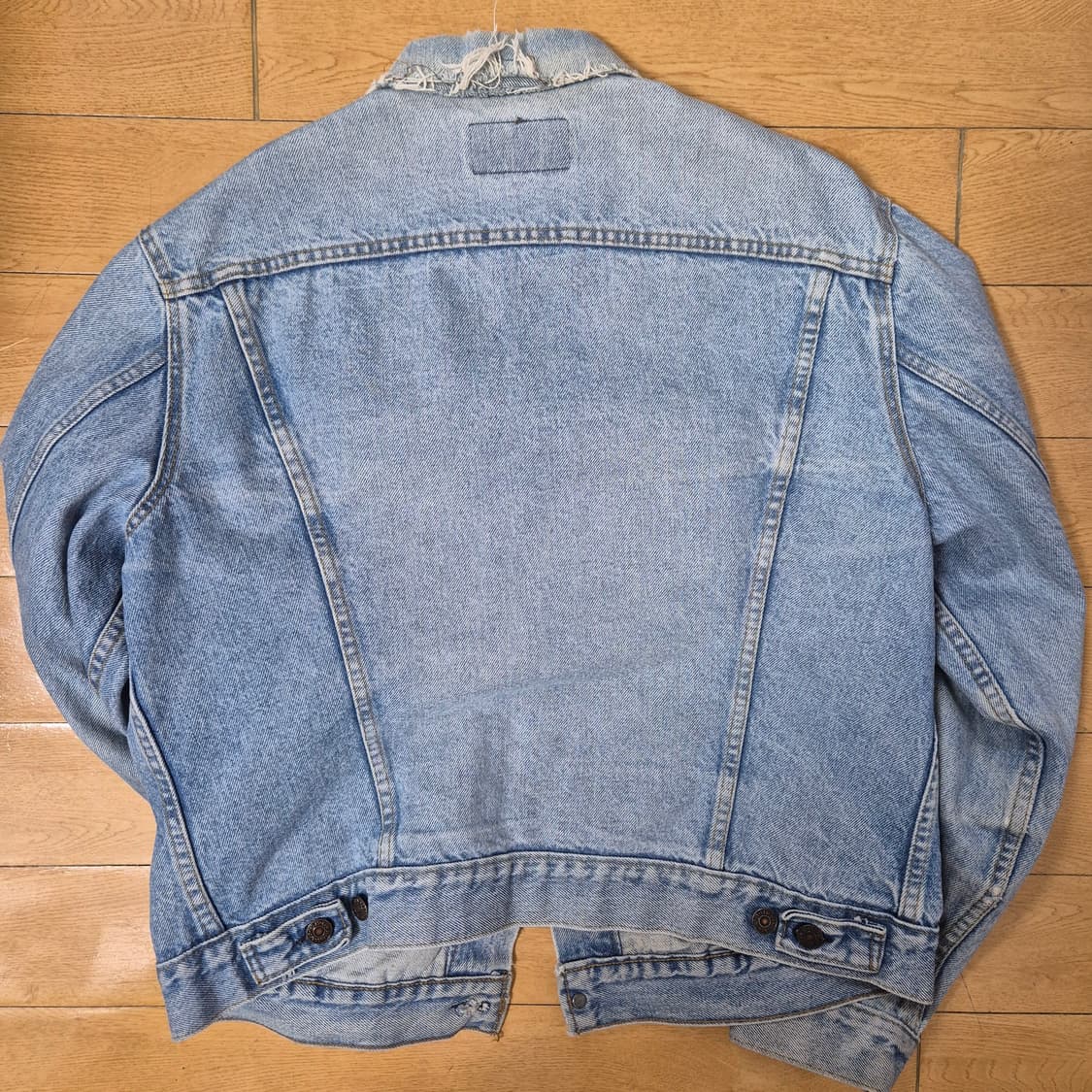 80's levis 리바이스 70506 데님자켓 Made in USA 상품이미지7
