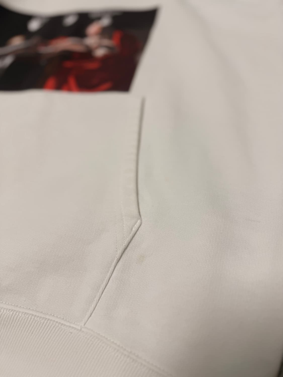 오프화이트 카라바조 후드티 화이트 L 상품이미지4