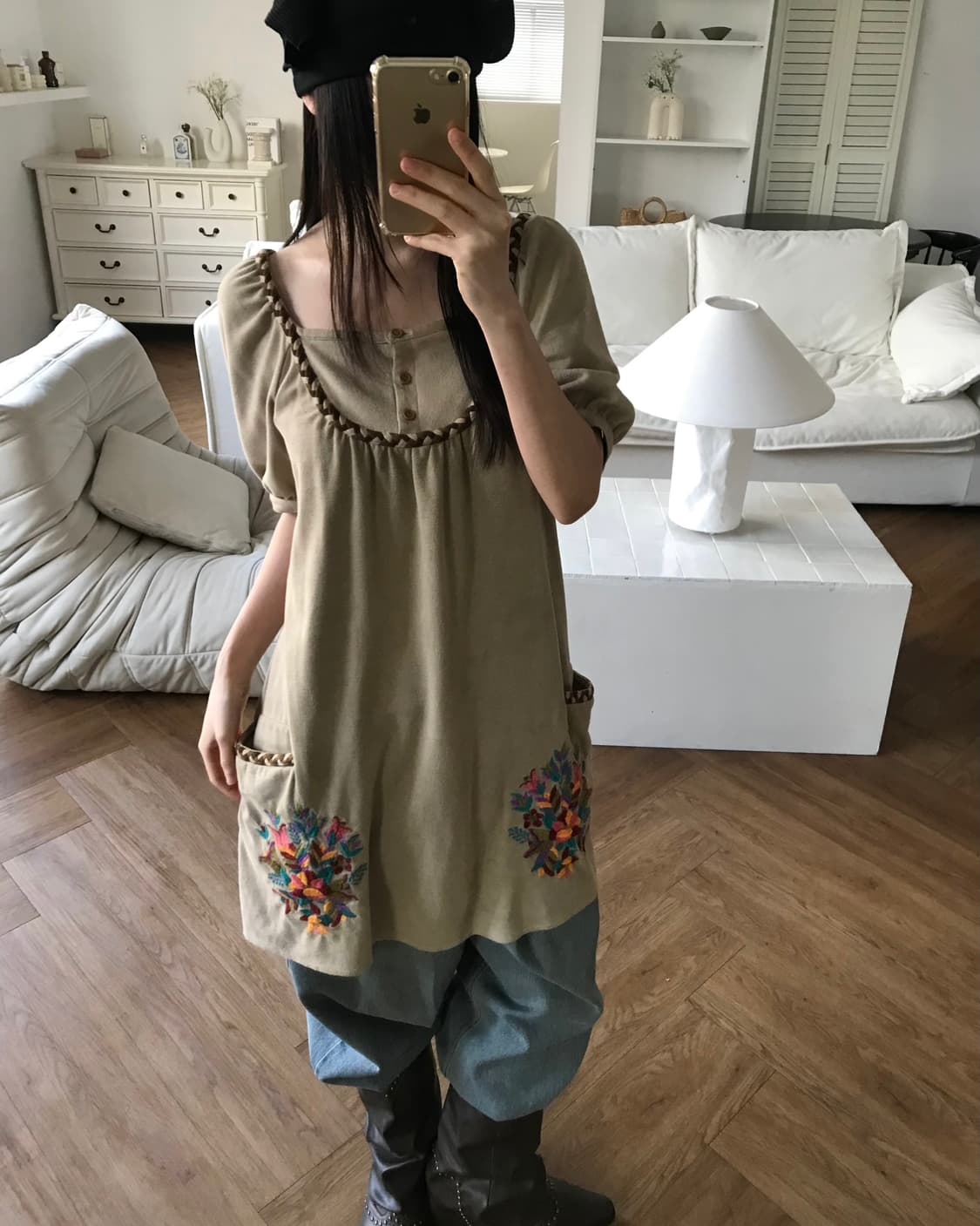 vintage pocket one-piece 상품이미지2