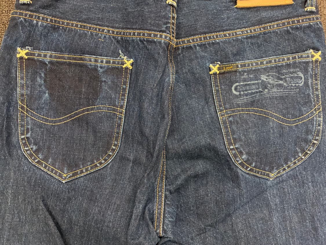 32)Lee 빈티지 중청 워싱 데님팬츠 상품이미지9