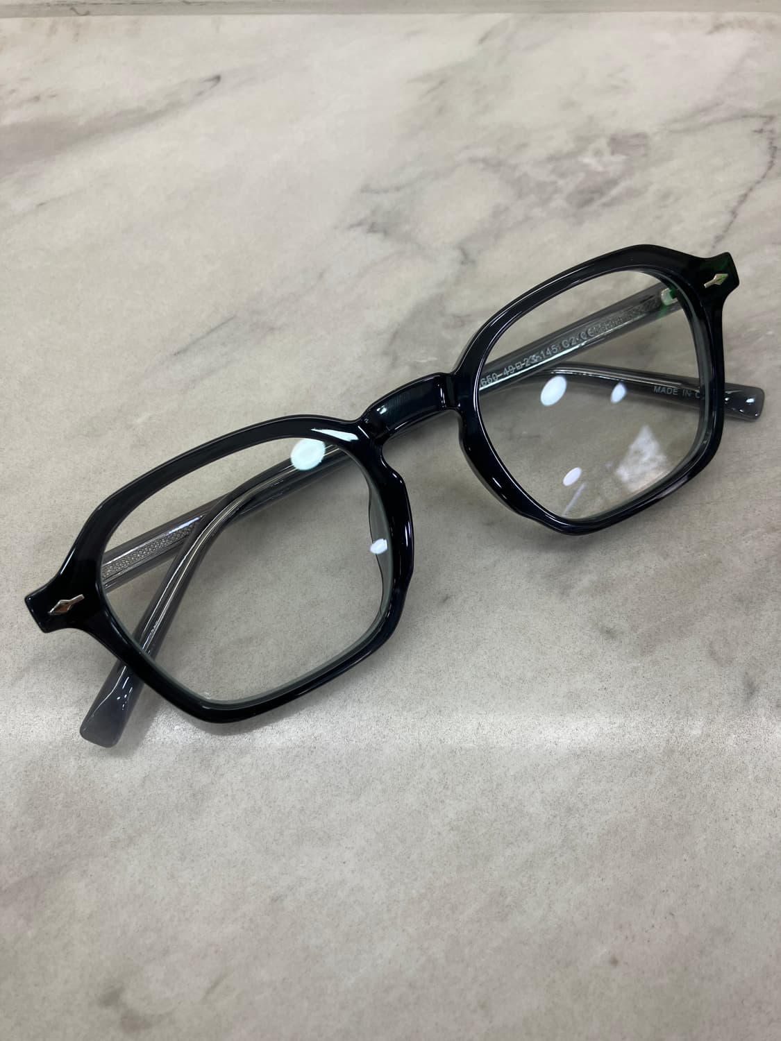 B54 딥그레이 웰링턴 뿔테 안경8650 상품이미지1