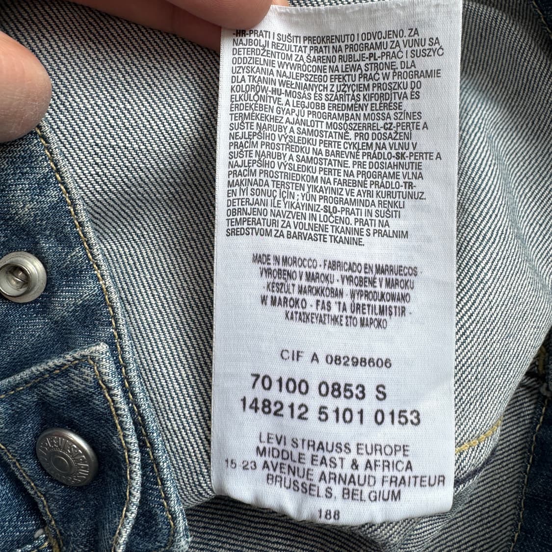 리바이스 엔진 엔지니어드 데님 자켓 상품이미지10