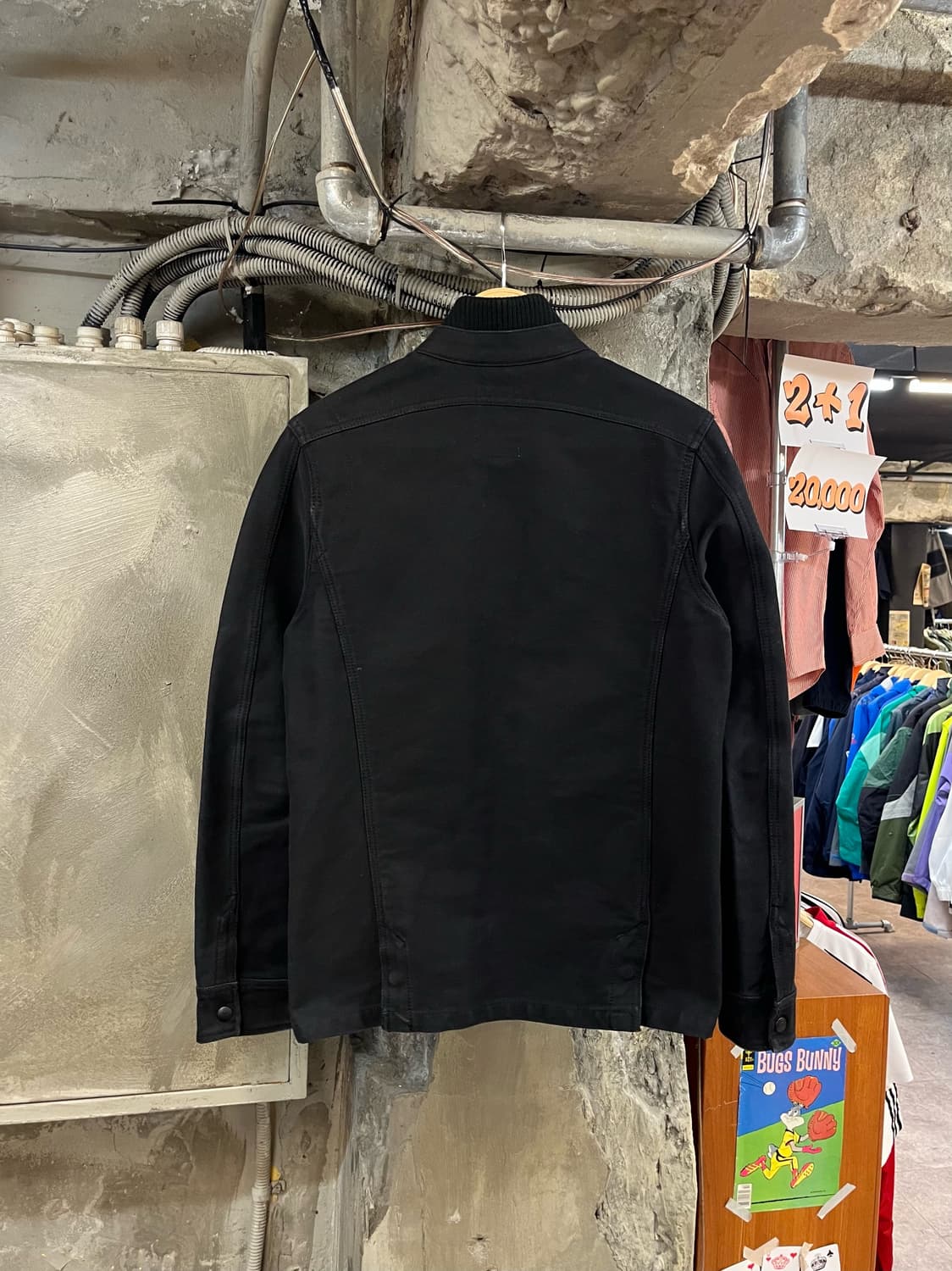 빈티지 라이더 자켓 블랙 M #csz2949  상품이미지2