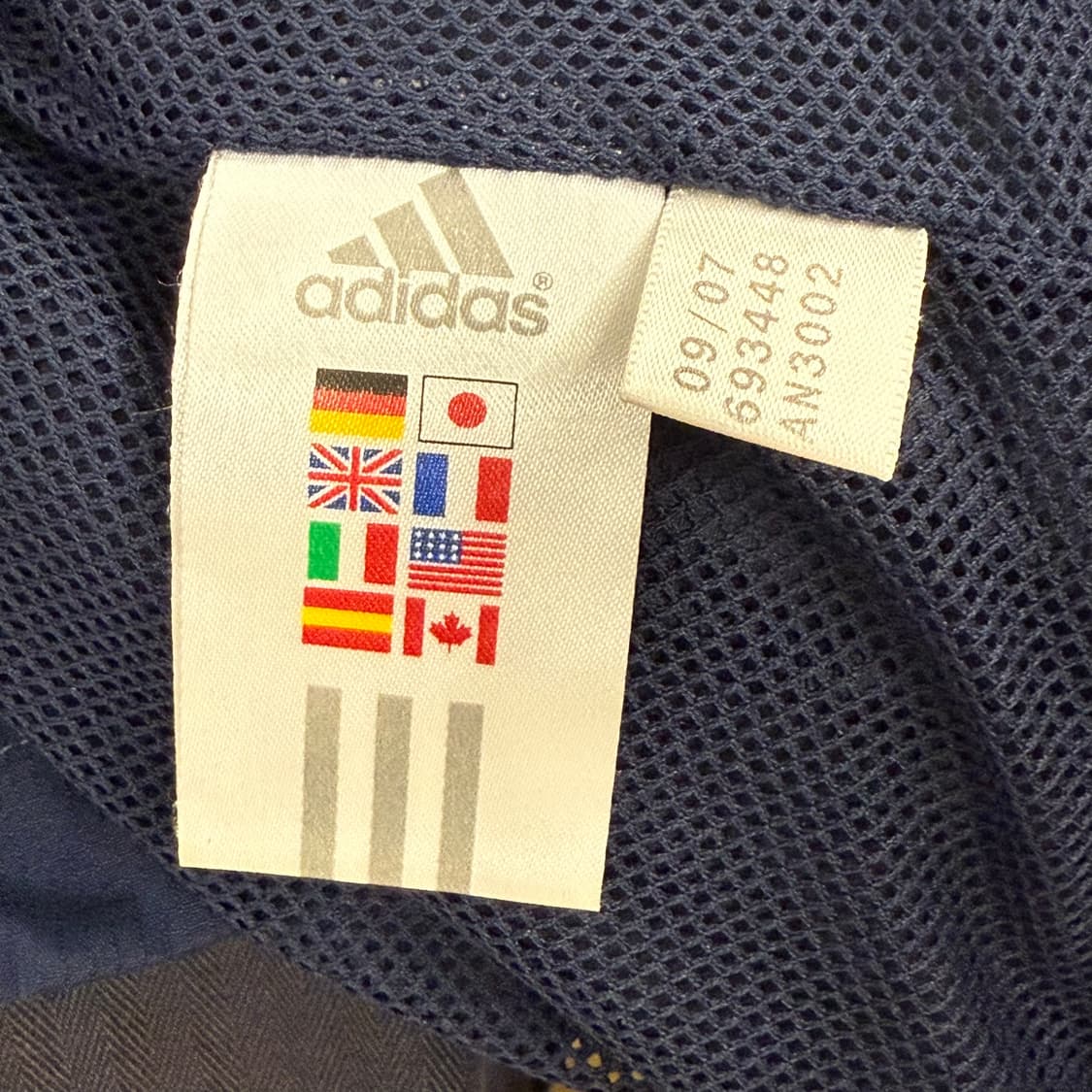 아디다스 레알 마드리드 네이비 바람막이  상품이미지6