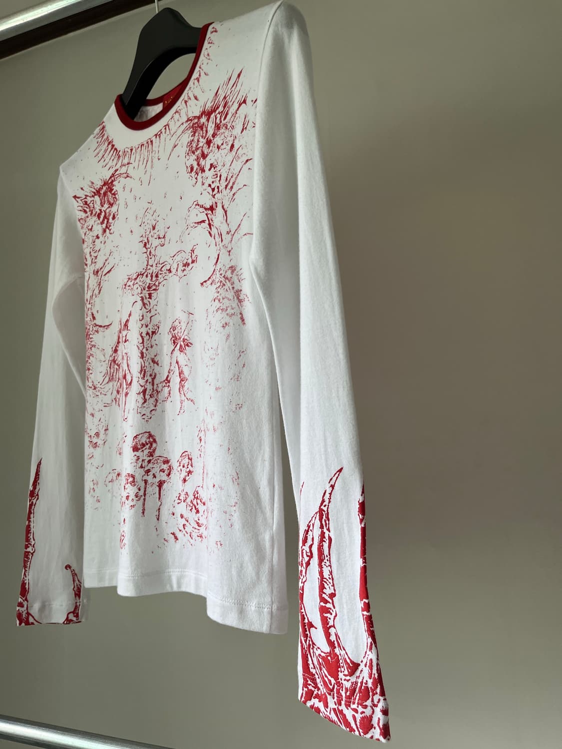 Yasuyuki Ishii Cross Design Printed LS 상품이미지3