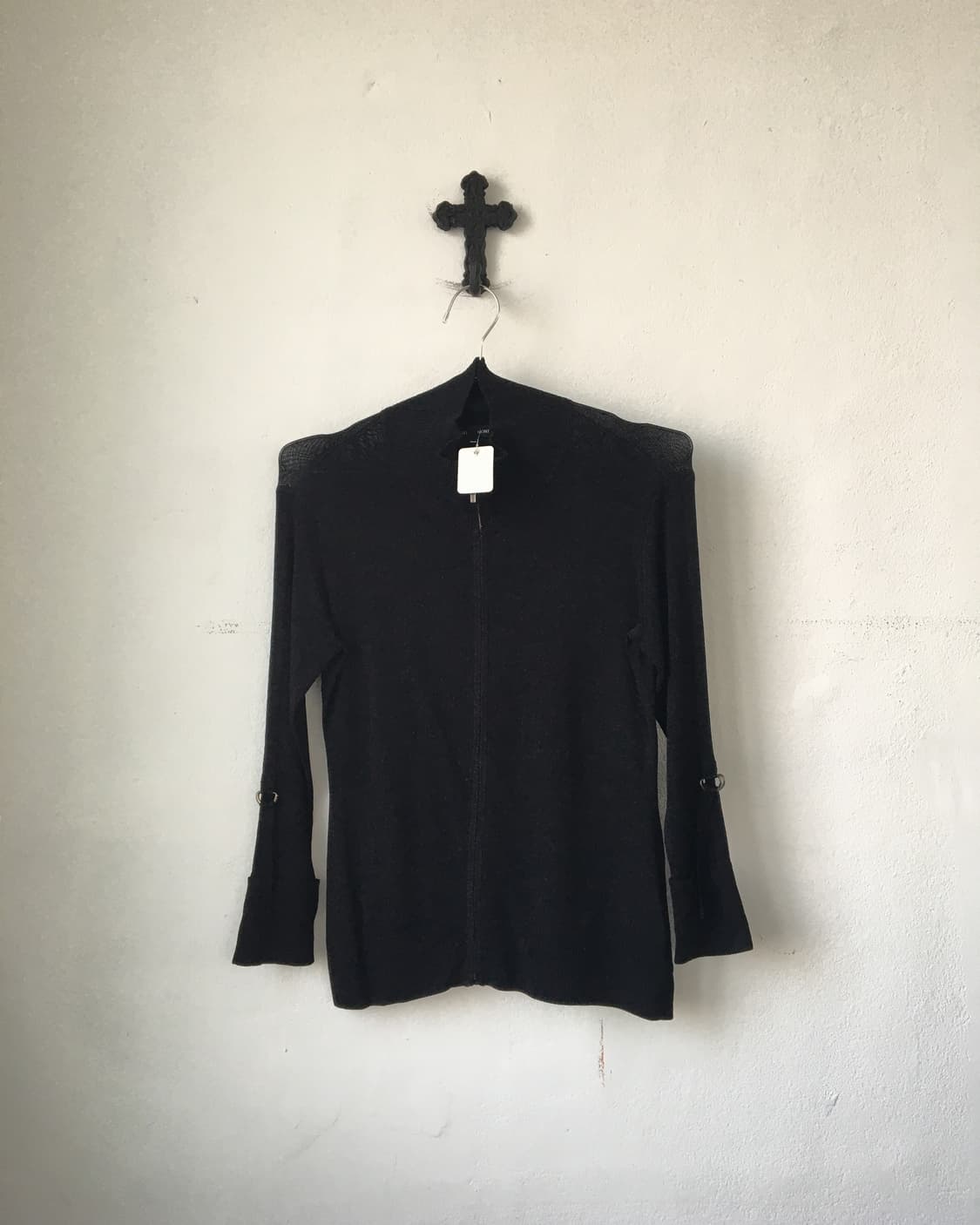 High neck knit zip up 상품이미지2