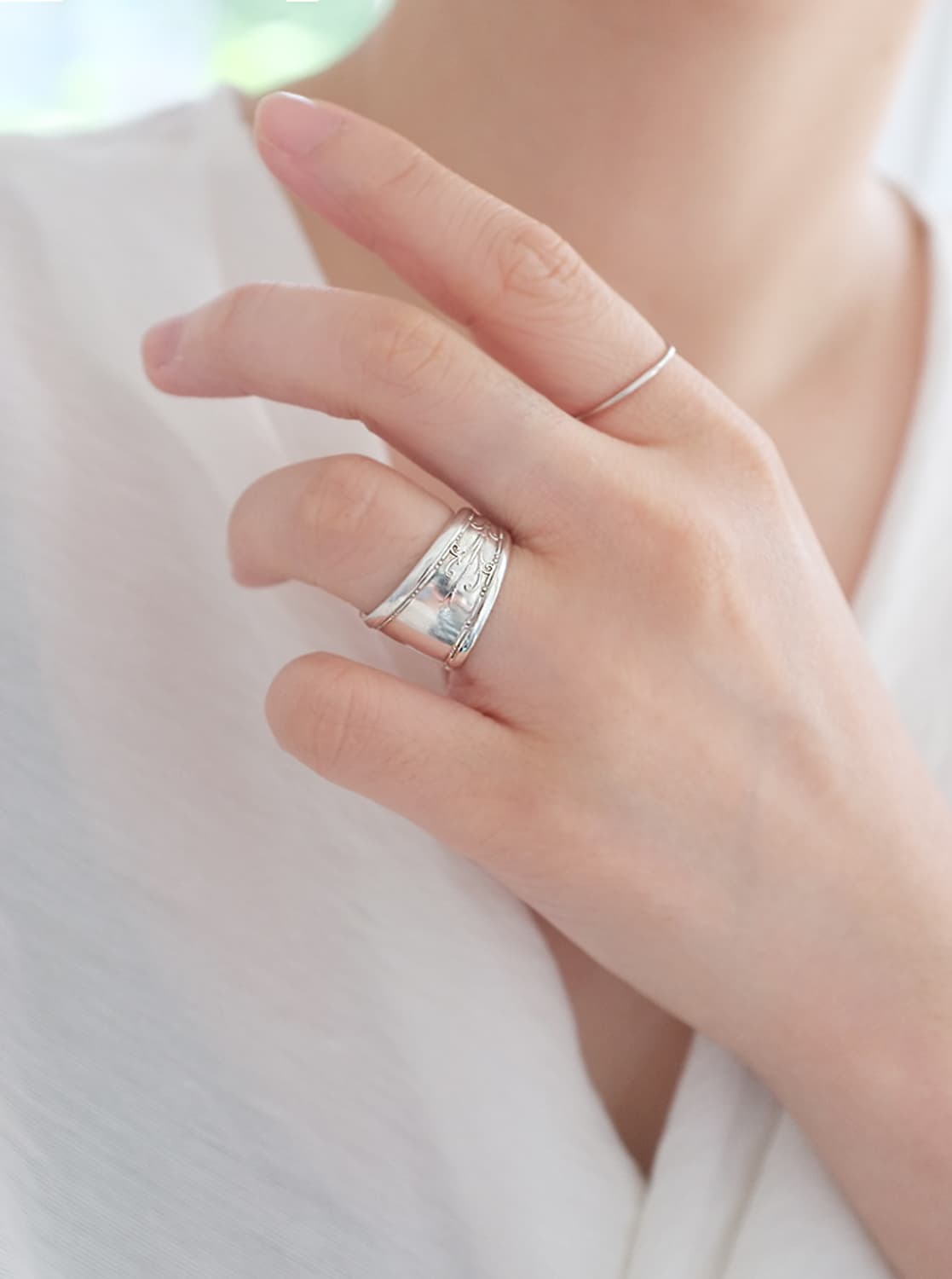 1920s 앤틱반지 빈티지 스푼반지 빈티지 엔틱 스푼링 101551 상품이미지7