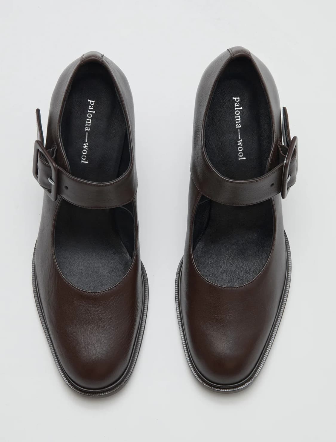 [36,37,38,39] 팔로마울 CARMEN 까르멘 메리제인 힐 브라운 상품이미지5