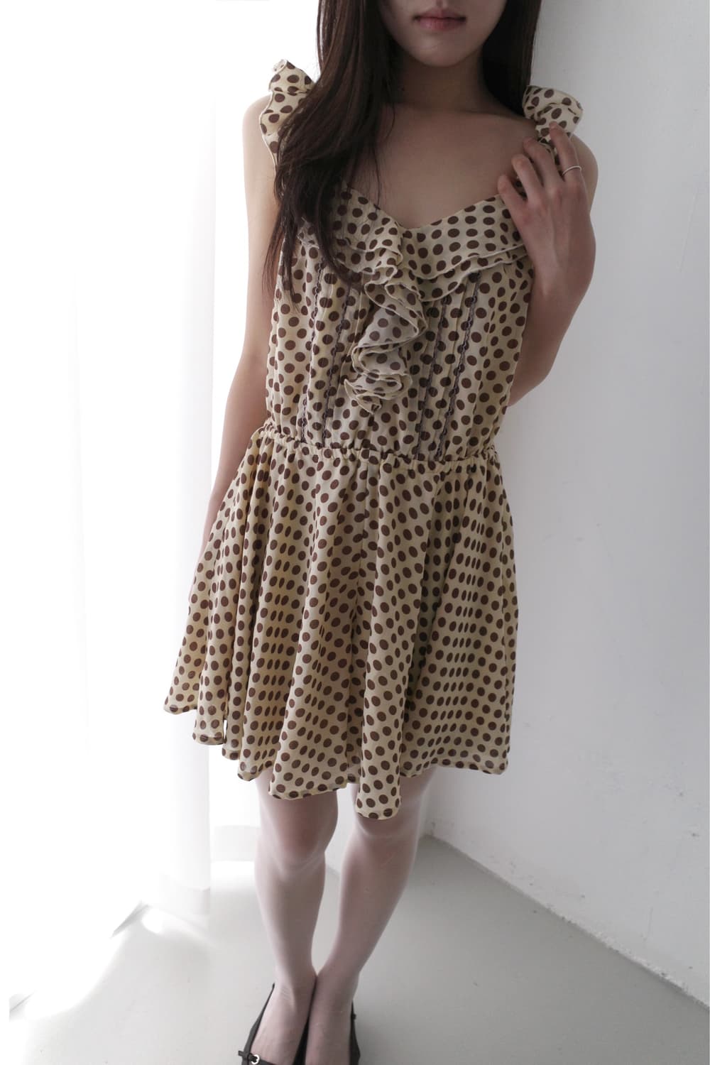 axes femme) frill dot one-piece 상품이미지2