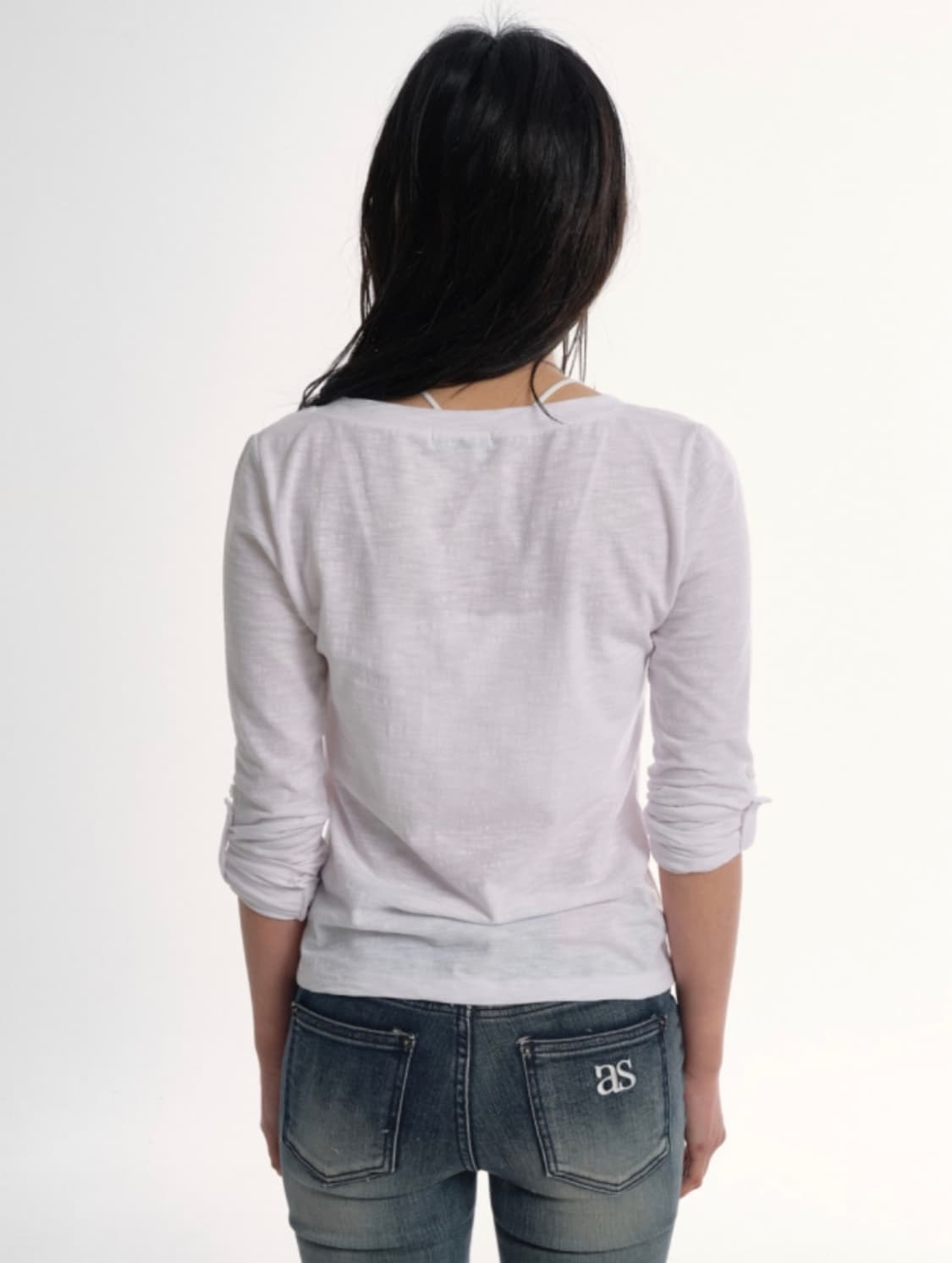 애즈온 ATLANTA POCKET TEE 화이트 상품이미지2