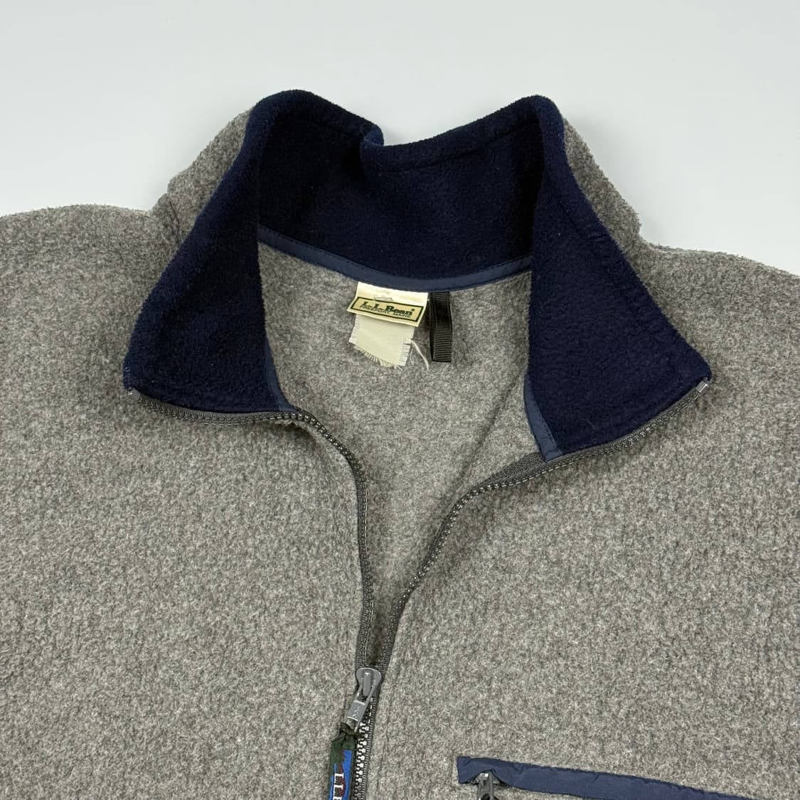 (110) 80s 엘엘빈 플리스 풀오버 차콜 상품이미지7