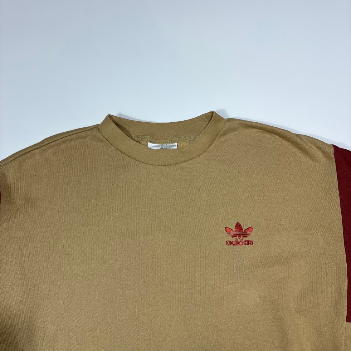 아디다스 파이어버드 베이지 삼선 맨투맨 상품이미지2