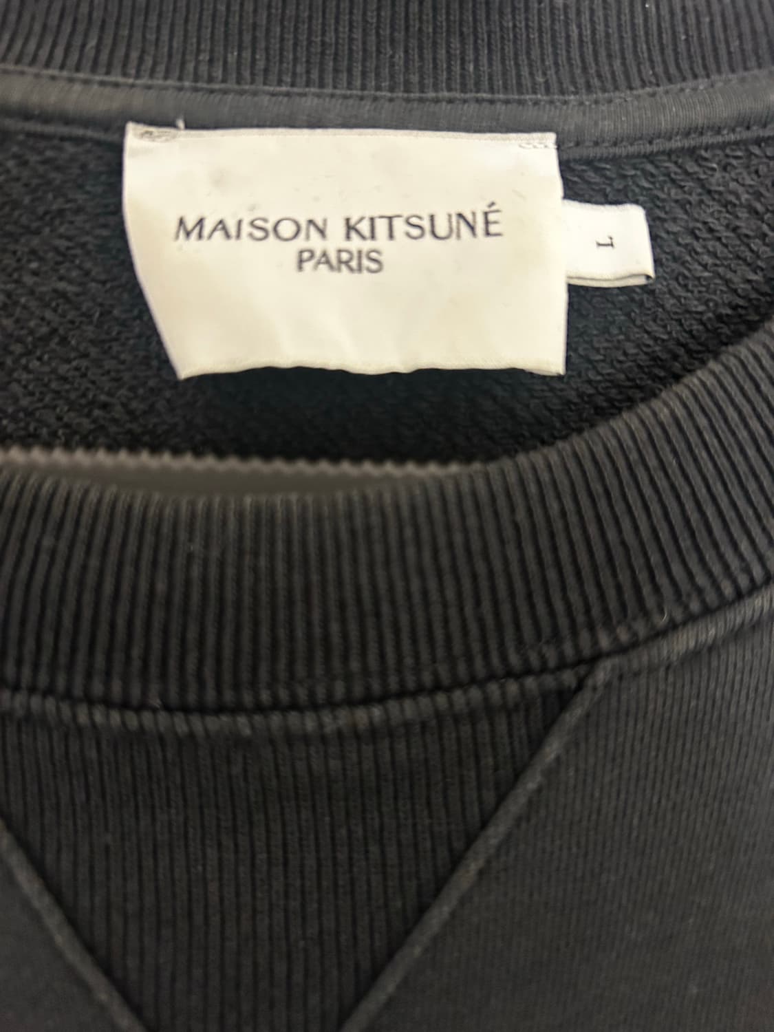 메종키츠네 맨투맨 L 상품이미지3