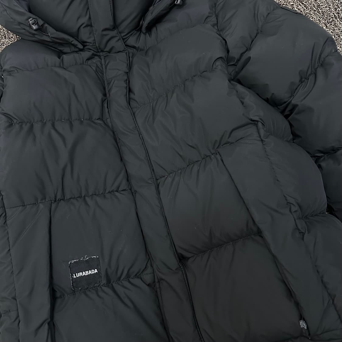 몽벨 여성 덕다운 롱패딩 블랙 90(S) 상품이미지2