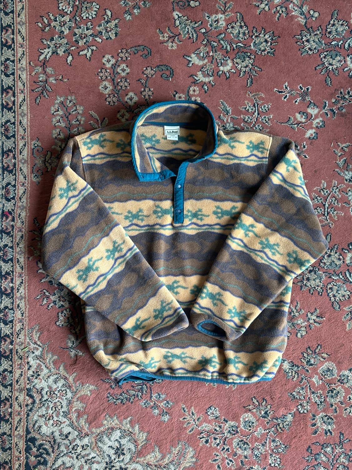 L.L.Bean Aztec Fleece Pullover 상품이미지1