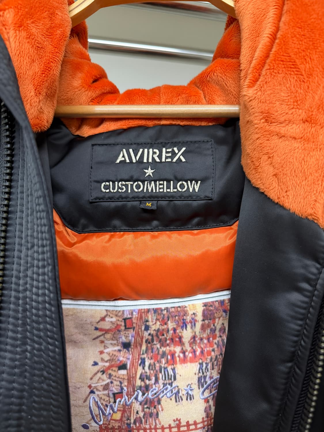 커스텀멜로우 x 아비렉스 n3b 파카 구스다운 상품이미지5