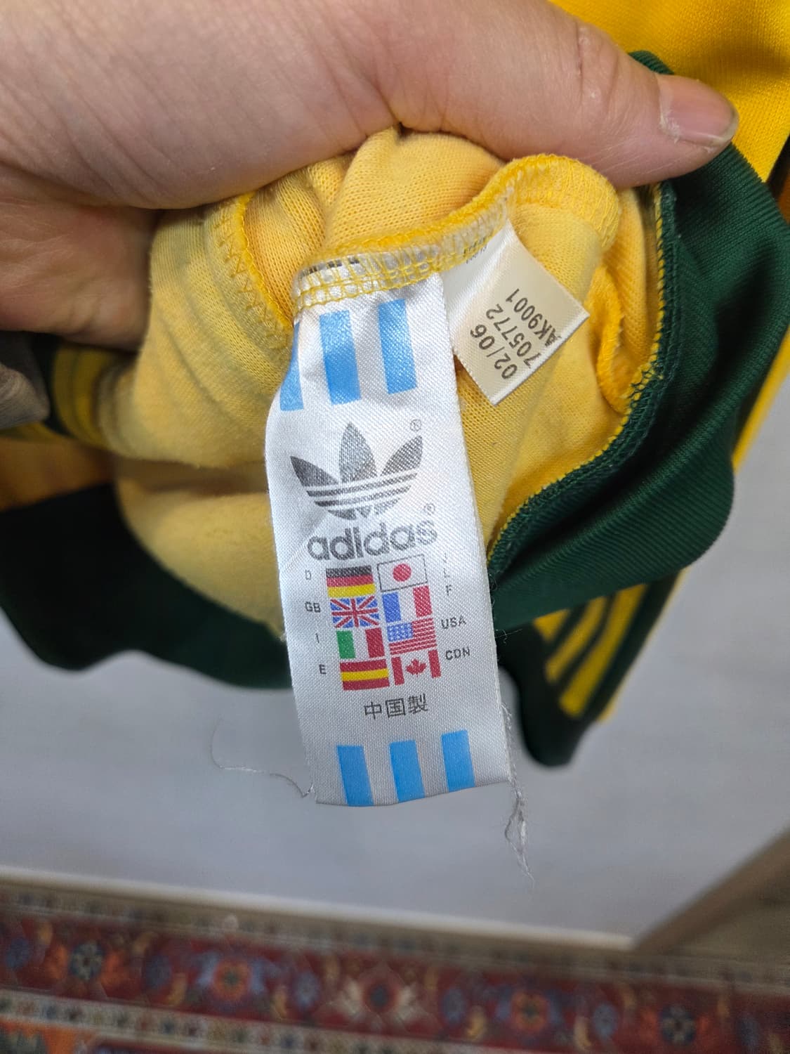 아디다스 올드스쿨 피파 브라질 트랙탑 져지 L 상품이미지5