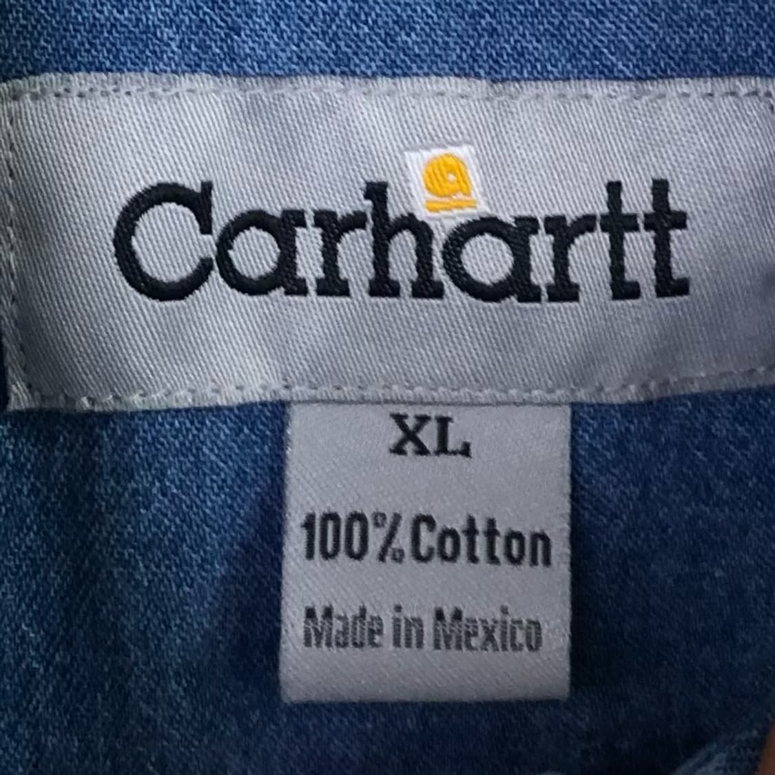 Xxl 칼하트 데님 셔츠 상품이미지3