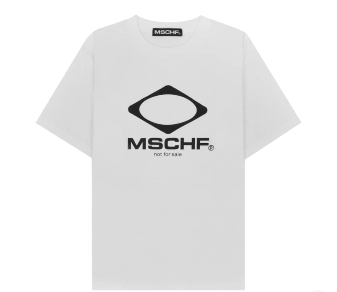 (해린 착용) MSCHF 미스치프 낫포세일 화이트 더현대서울 한정 티셔츠 상품이미지1