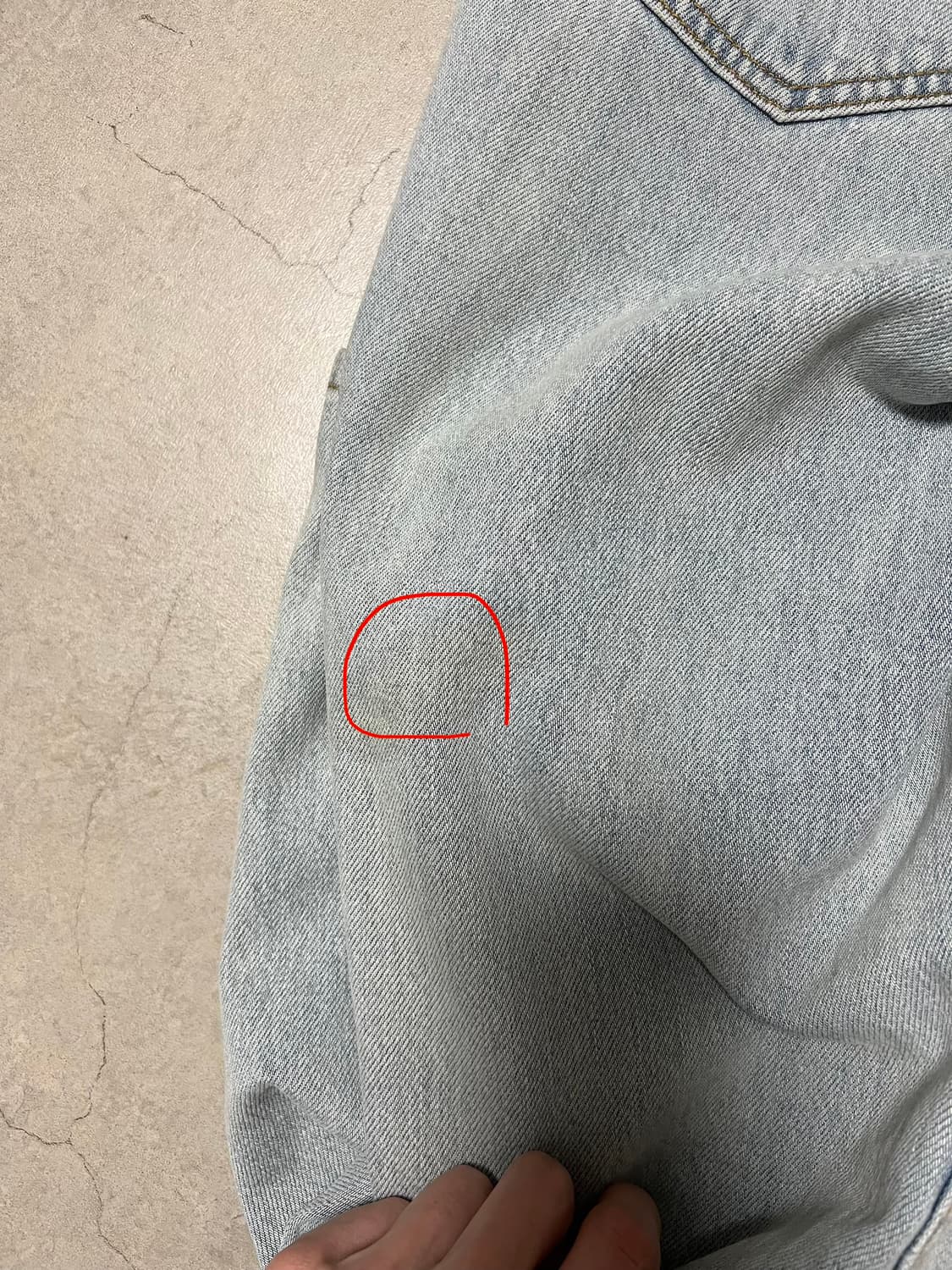 렉토 24SS VINTAGE WASHING 레귤러 데님 (S) 상품이미지6