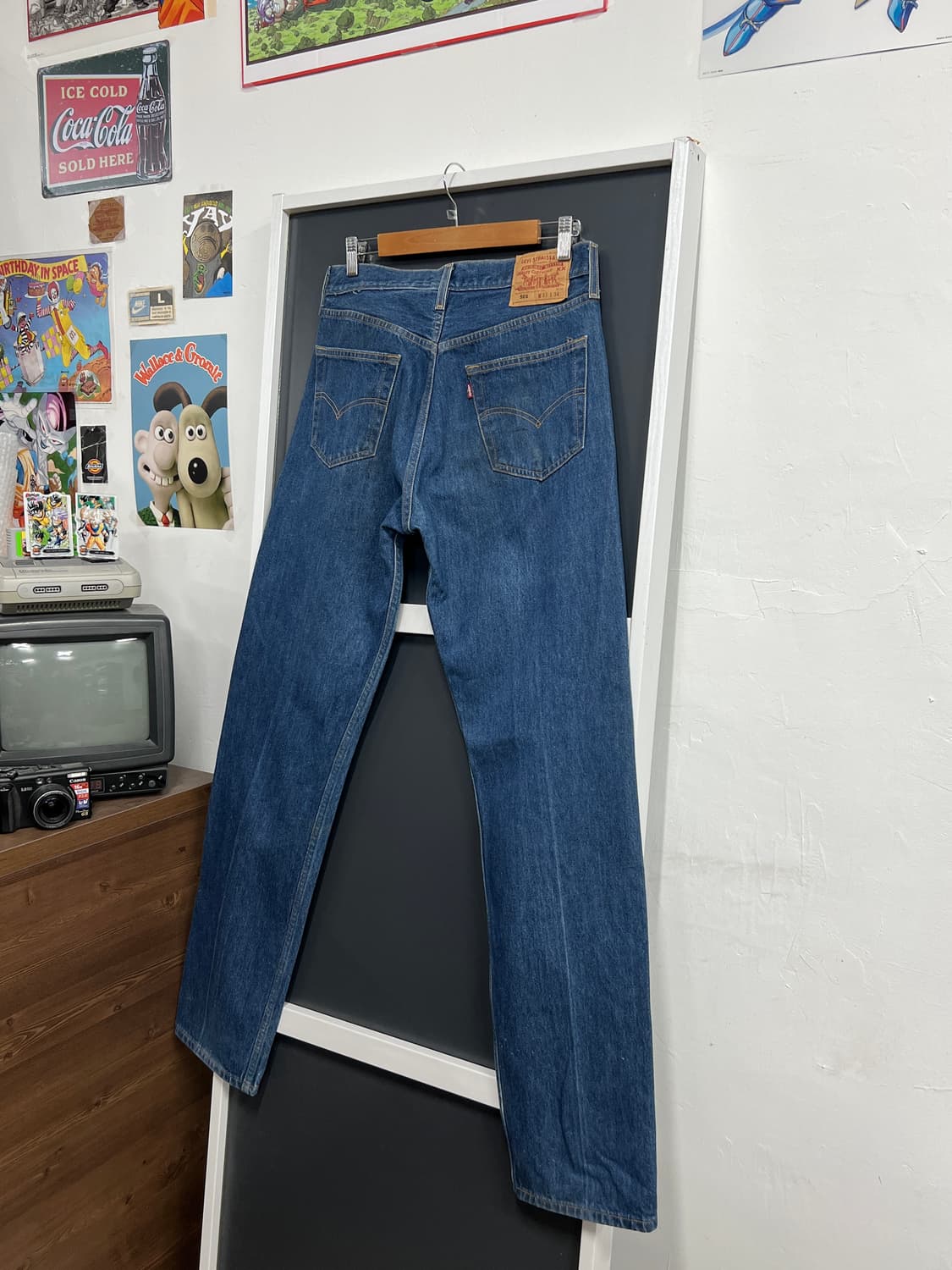 90s Levis리바이스 501 버튼플라이 오리지널 스트레이트 데님 팬츠 상품이미지1