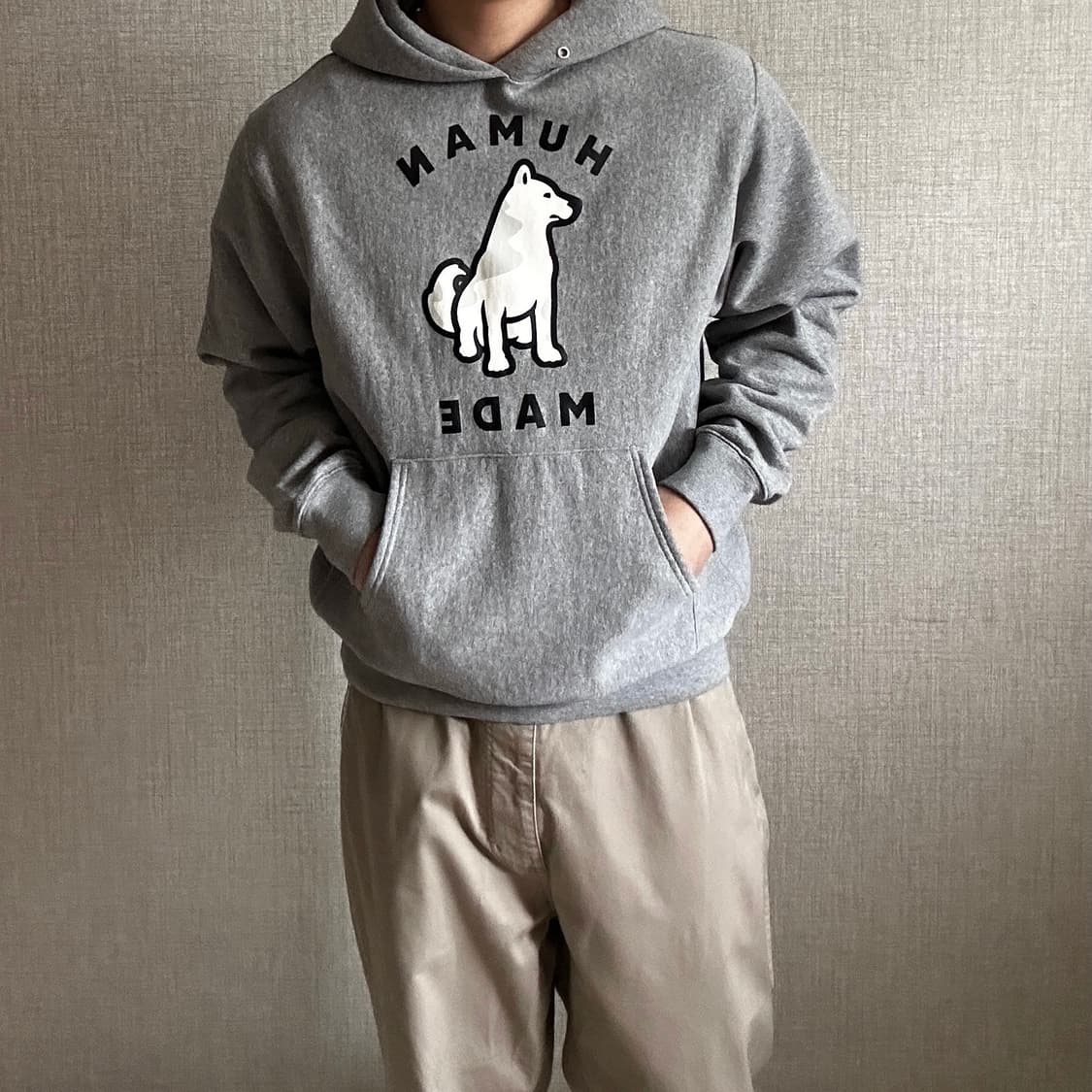 Human Made 휴먼 메이드 웍스아웃 진돗개 후드 상품이미지1