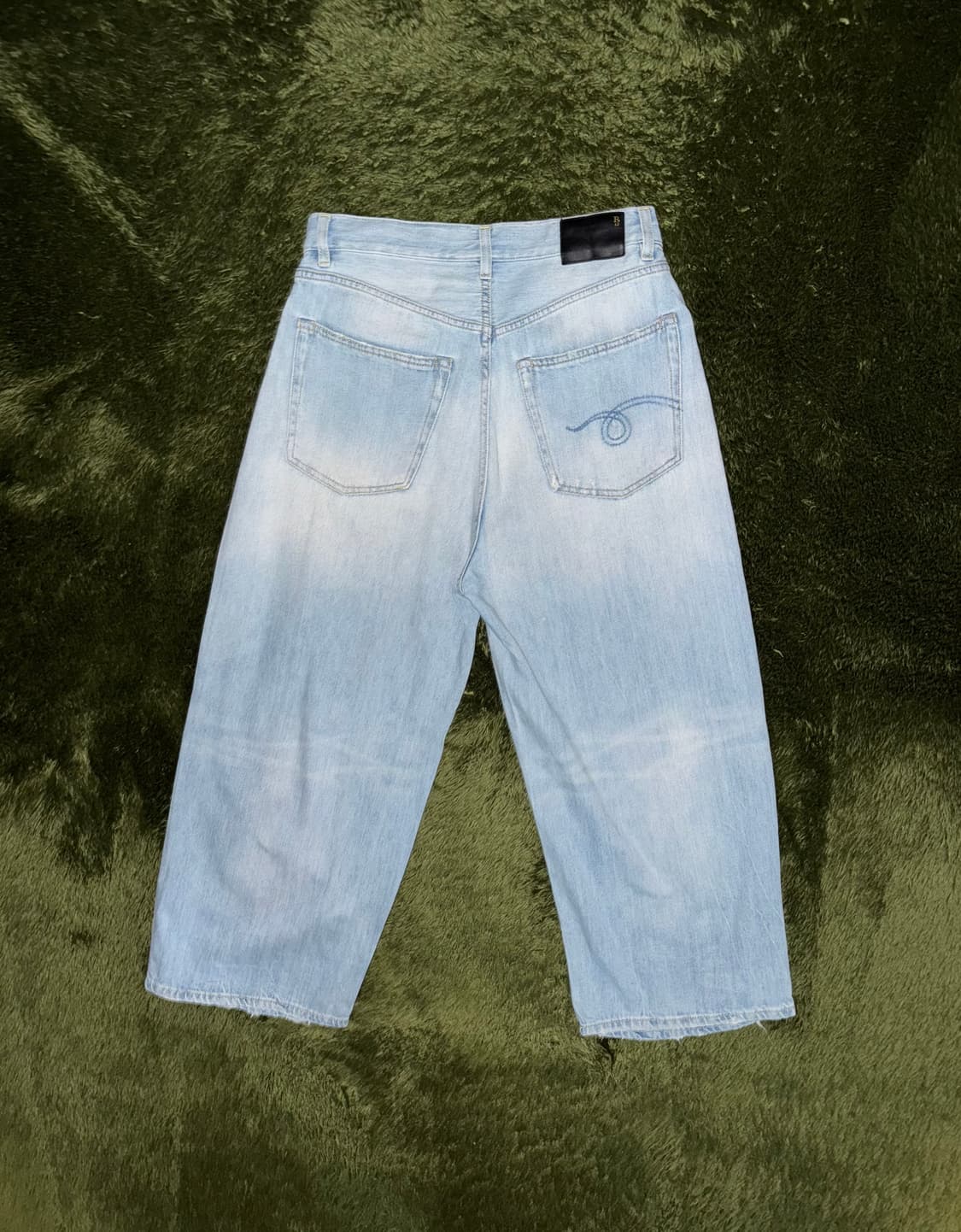 R13 알써틴 크롭 와이드 레그 데님 팬츠 MADE IN ITALY 상품이미지8