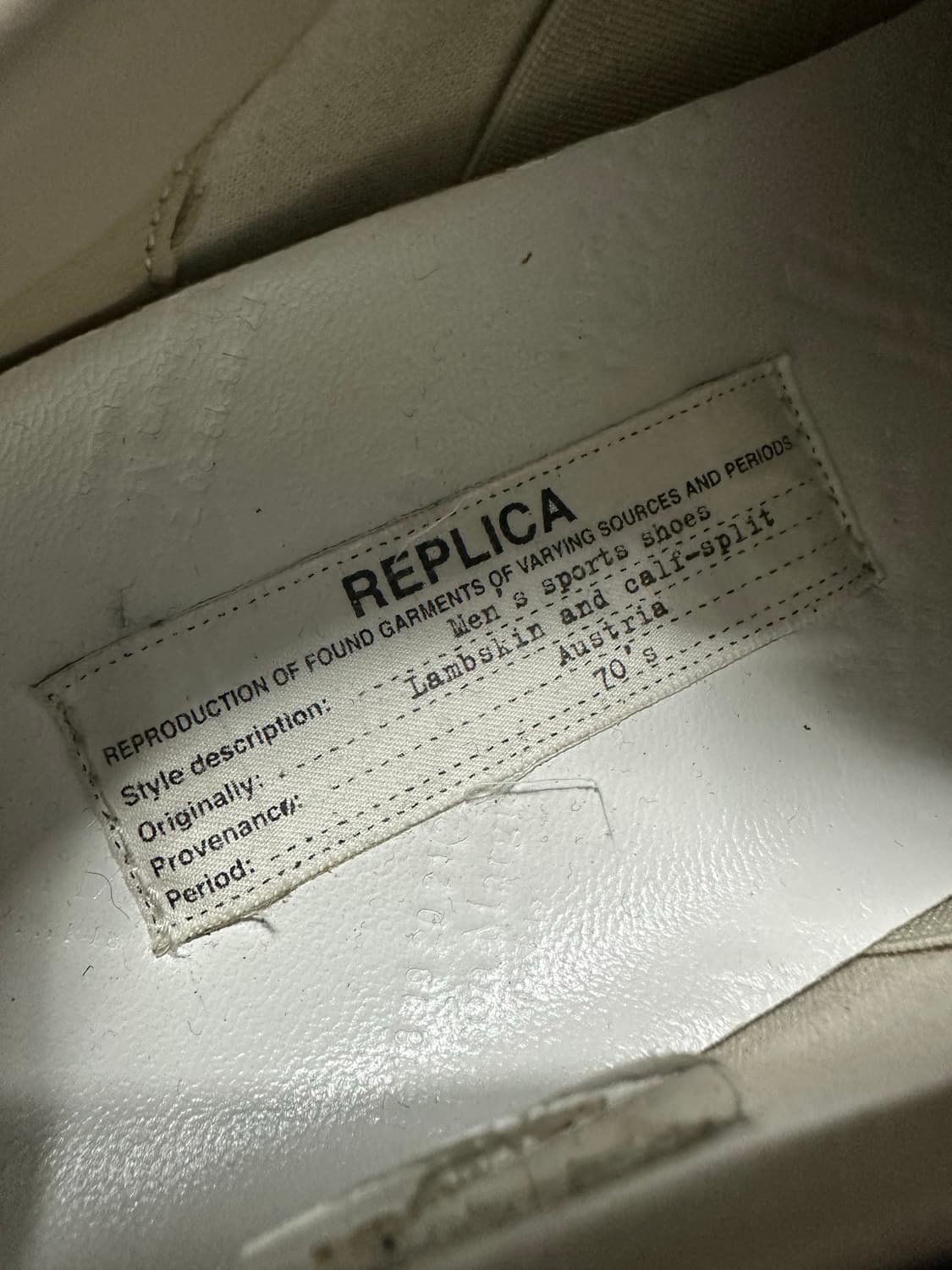 메종 마르지엘라 레플리카 독일군 스니커즈 상품이미지7