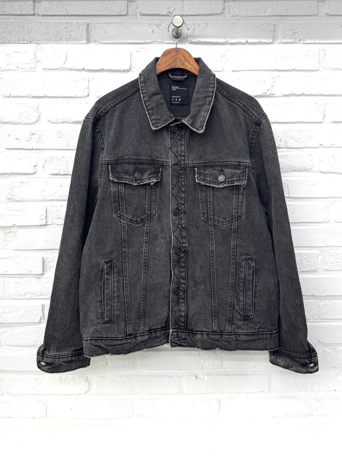 Bershka 흑청자켓 상품이미지3