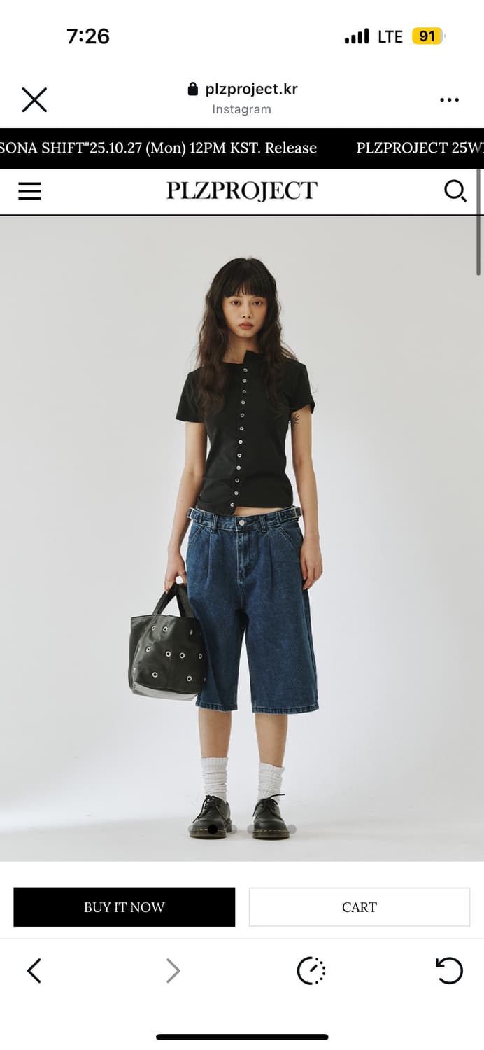 플리즈프로젝트 버뮤다팬츠 상품이미지2