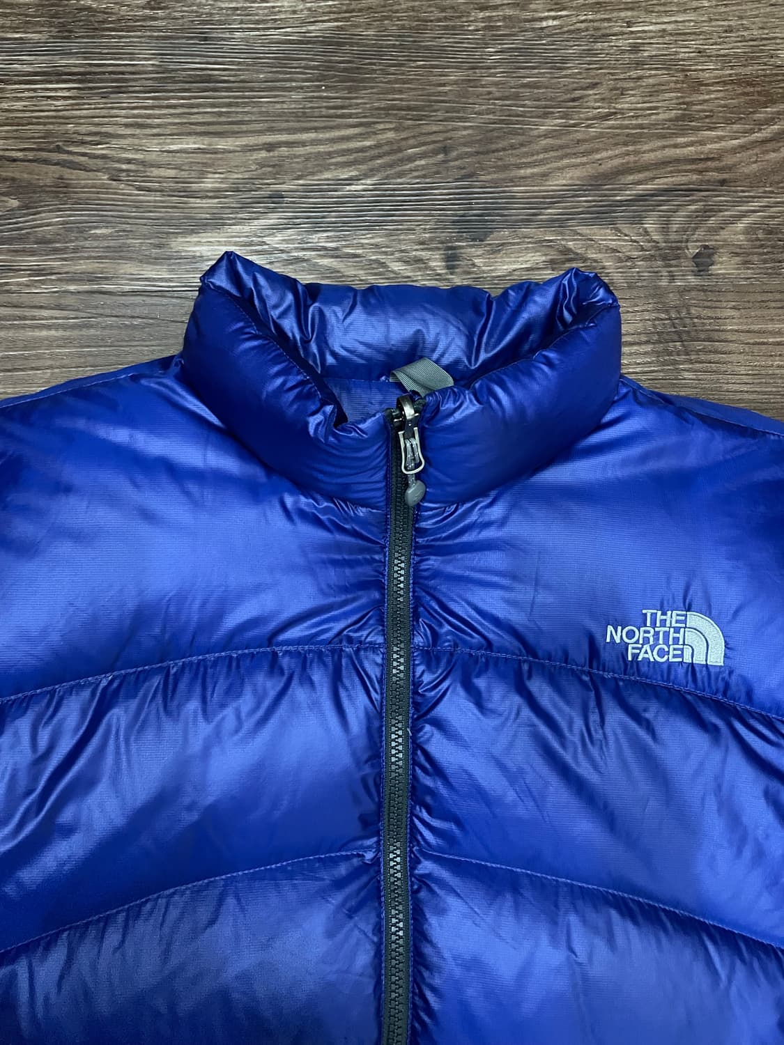 노스페이스 아콘카구아 써밋 다운 패딩 자켓 블루 상품이미지2