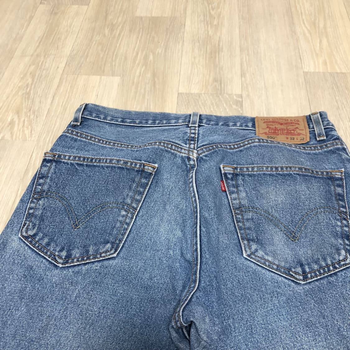 (32) 00's 리바이스 Levi's 550 릴렉스드핏 연청 데님 상품이미지9