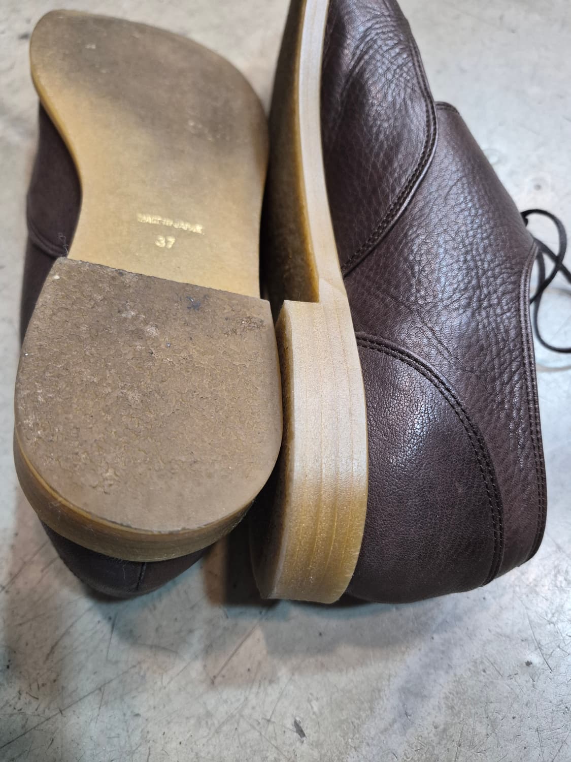 Chocho 초코 브라운 레이스업 단화 상품이미지5