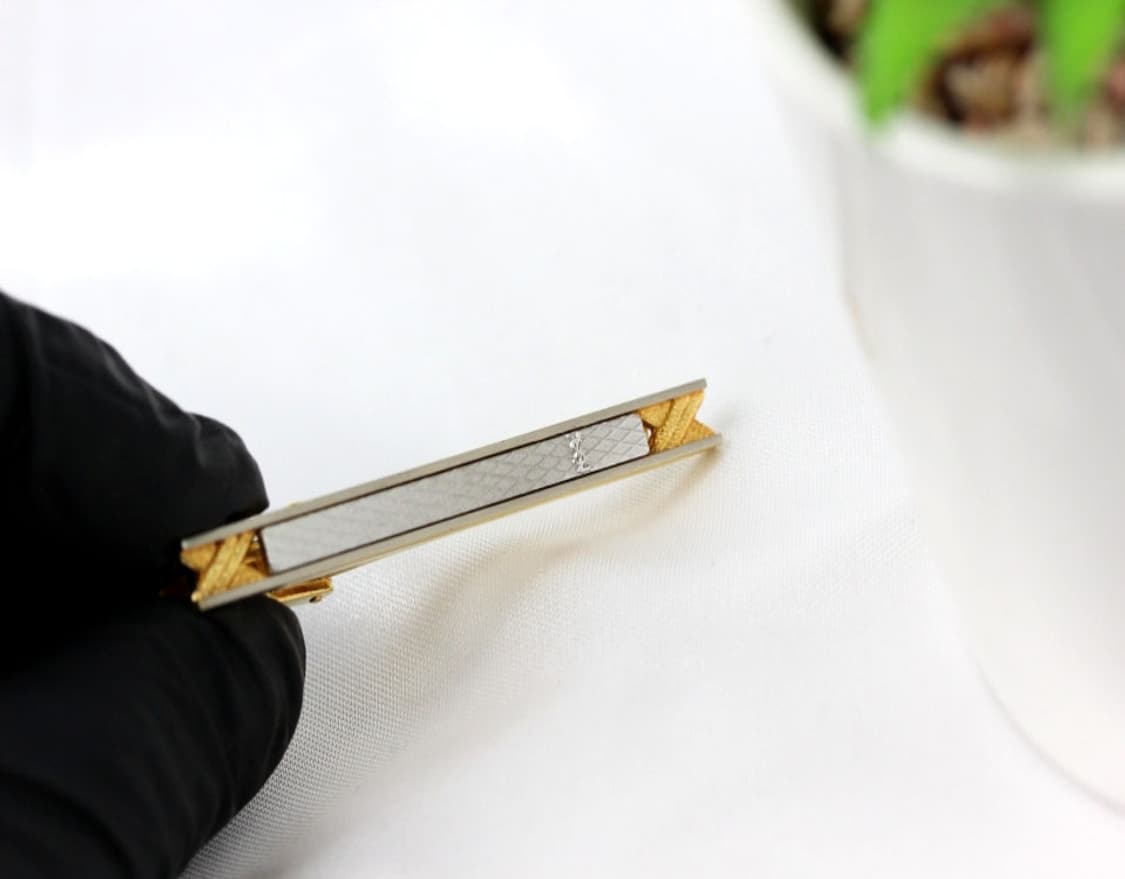 입생로랑 A등급 5.2cm 남자 명품 넥타이핀 빈티지 상품이미지5