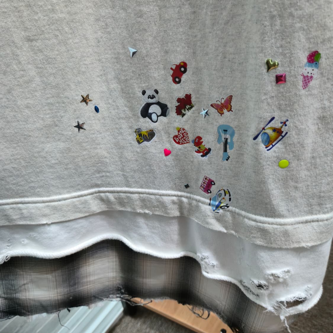 ​[정품] 메종 미하라 야스히로 오버사이즈 로고 티셔츠 - 화이트 상품이미지6